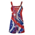 thumbnail image 3 of 2DXuixsh Combinaisons pour Femmes Combinaison Courte Été Décontractée Mode Imprimée avec Poches Combinaisons Shorts Tenues d'Entraînement Décontractées pour Femmes Rouge Taille TG, 3 of 5