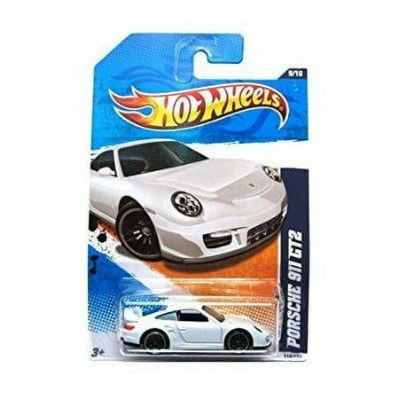 Hot Wheels White Porsche 911 GT2 Toy Car