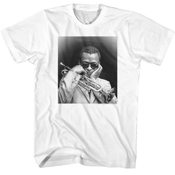Miles Davis Shades White T-Shirt