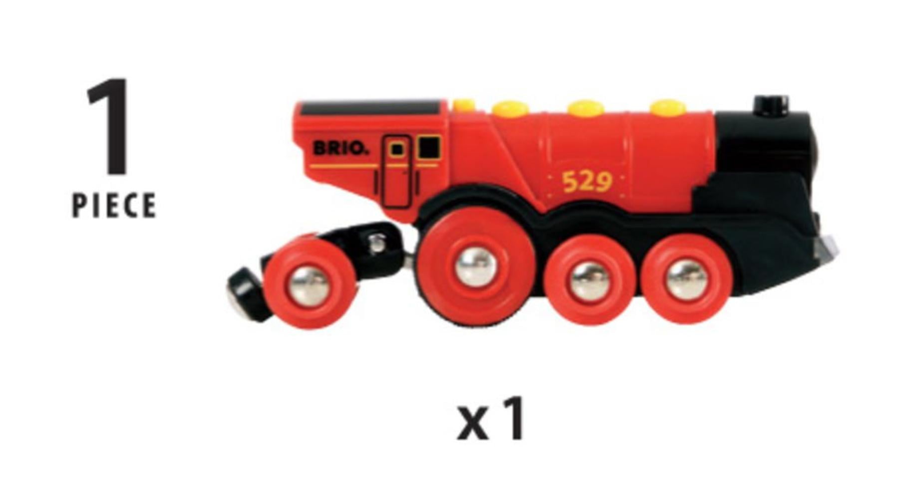 brio mighty red locomotive