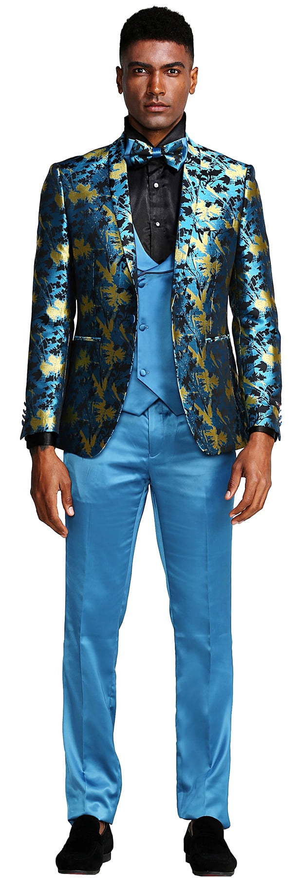 FLORAL JACKET SOLID PANTS \u0026 VEST 