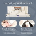 thumbnail image 2 of Foundations Classic Horizontal Baby Changing Station, EZ Mount Backer Plate, 250 lb. Weight Capacity, 5211089, Cream, 2 of 6