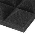 thumbnail image 3 of Panels Studio Foam, Shock Prevention Studio Soundproof Foam, Shockproof Fire Prevention Sound Insulation High Density Home for Office Black, 3 of 8