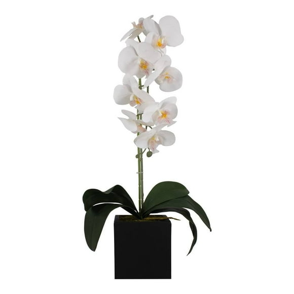 Maceta Iko-An Maxi Orquidea artificial blanca