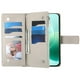 thumbnail image 2 of Funda cartera GANGXUN para Honor 400 Lite 5G , cuero PU con tarjetero, cremallera, correa de mano, soporte y protección 1334°, 2 of 6