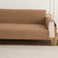 thumbnail image 6 of Dowbom Waterproof Couch Cover,1-Piece Quilted Sofa Cover for 3 Cushion Couch Furniture Protector Universal Non-slip Anti-Scratch thick Sofa Slipcover for Pets Cat Dog Kids-53x190cm(21"x74")-Camel, 6 of 8