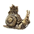 thumbnail image 2 of Figura De Caracol De Latón Para Casa, Adornos Artesanales De Feng Shui Chino Hechos A Mano, 2 of 8
