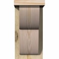 thumbnail image 2 of 6"W x 8"D x 12"H Crestline Rough Sawn Corbel w/Backplate, Douglas Fir, 2 of 9