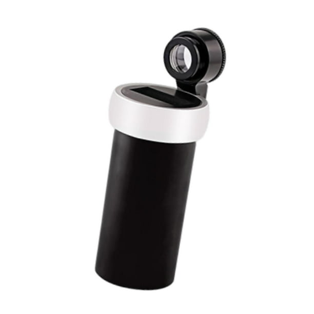 espejo cintura con diamantes, lector inscripciones y código cintura, práctica, multiusos, resistente, 10 aumentos, para joyerías y Negro