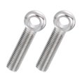 thumbnail image 1 of Uxcell 2 Pcs M20x85mm Shoulder Swing Lifting Eye Bolt, 304 Stainless Steel Metric Full Thread Fisheye Eye Slip Hole Screw Rigging Bolt Metal Fasteners Screws, Silver Tone, 1 of 7