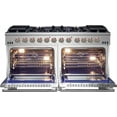 thumbnail image 6 of Forno Capriasca 60-Inch Freestanding Gas Range, 10 Burners, True Convection Oven, 6 of 9