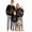 Style1, variant on Family Matching Christmas Pajamas Sset Letter and Snowflake Print Long-Sleeved Tops Plaid Trousers Sleepwear Outfits Holiday Sleepwear PJs
