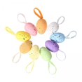 thumbnail image 1 of 3x 9 Uds pintura huevos de Pascua decoración de fiesta espuma colorida colgante Pastel huevos moteados niños regalos juguete Pastel DIY adorno artesan Sunnimix Huevos de Pascua, 1 of 8