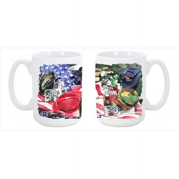Barqs and Armed Forces Dishwasher Safe Microwavable Ceramic Coffee Mug
