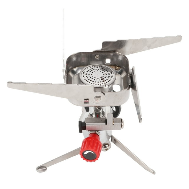 Estufa De Emergencia Para Exteriores, Estufa Plegable De Rodamiento Fuerte De Alta Potencia De Fuego, Alta Eficiencia Térmica, Compacta Universal Para Senderismo Al Aire Libre ANGGREK Otros Deportes