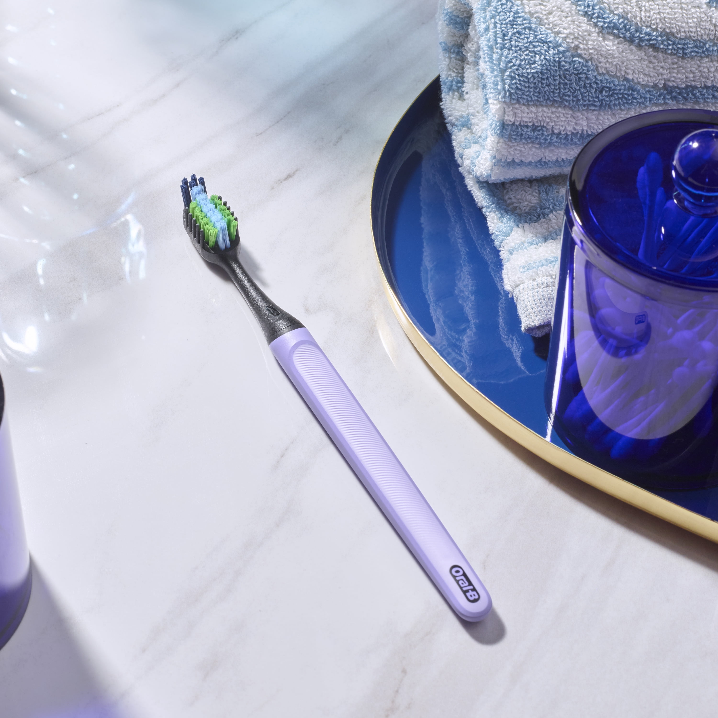 Oral-B Clic Starter Kit Lilac Toothbrush Handle with Soft