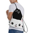 thumbnail image 3 of Kdxio Cat Meow Print Drawstring Backpack Bag,Waterproof Draw String Back Sack, Gym Drawstring Bags Swim Bag For Unisex, 3 of 9
