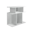 thumbnail image 1 of 0" Cappuccino Contemporain, Table d'Accent Doré, 1 of 1
