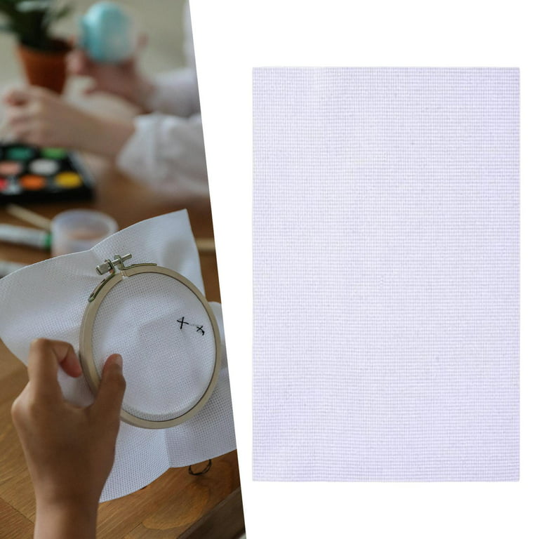 Sewing Fabric Cloth Needlecrafts Embroidery Accessories, DIY Needlepoint  Needlework Cross Stitch Cloth 30cmx45cm 