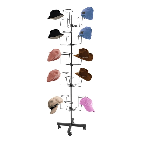 Iron Coat Rack Display Freestanding Tree Clothes Hanger Hat Coat Rack 25 Hooks