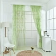 thumbnail image 4 of Clearance!Watercolor Modern Floral Sheer Curtains for Living Room 106Inch Long,Botanical Print Multi Flower Sheer Window Panels for Bedroom Rod Pocket 40" W x 106" L, 4 of 5