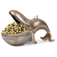 thumbnail image 2 of Whale Statue, Resin Whale Figurine Fun Candy Dish Key Bowl Navy Blue, 2 of 8