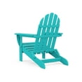 thumbnail image 3 of POLYWOOD Classic Folding Adirondack 5-Piece Conversation Group in Aruba, 3 of 6