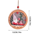 thumbnail image 2 of Adornos navideños, regalos navideños, árbol de luces LED de Navidad con forma de estrella, adornos colgantes, luz de ciervo brillante para Navidad, cumpleaños, bodas, fiestas, lámparas decorativas., 2 of 3