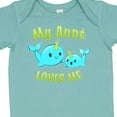 thumbnail image 4 of Inktastic My Aunt Loves Me Cute Narwhal Boys or Girls Baby Bodysuit, 4 of 5