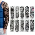 thumbnail image 4 of Stickers, Temporary  Stickers Full Sleeve  Sticker  Stickers Patch Fake  6.7 X 18.9in  For Arm Hands, 4 of 8