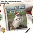 thumbnail image 5 of 1 Big Funny Holiday Christmas Card with Envelope (8.5 x 11 Inch) - Significant Otter Christmas Merry Christmas J6211XSG, 5 of 6