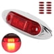 thumbnail image 4 of 10 Uds 3LED luz de posición lateral impermeable a prueba de polvo lámpara piraña para camión remolque LorryRed, 4 of 12