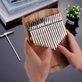 thumbnail image 4 of Thumb Piano,Scale Stickers Piano Scale Thumb Piano Stickers Hammer Quality 17 Musical Thumb Decoration Musical Tone Decorative Piano Book Musical Scale Book Musical Carry Book 17 Piano Wood, 4 of 6