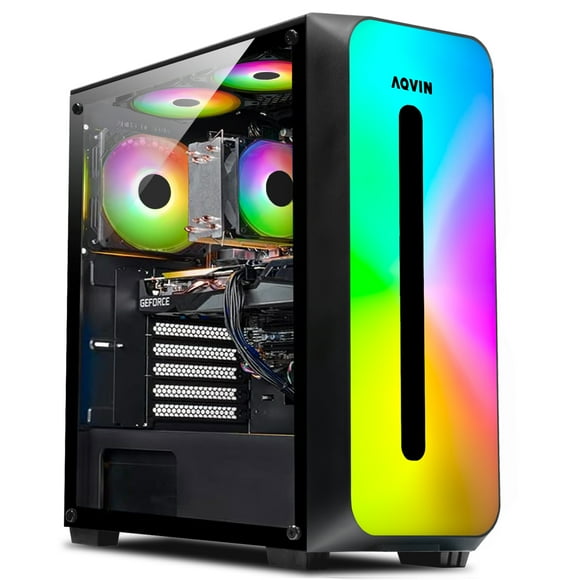 Gaming PC - Intel Core i7 Processor Upto 4.6Ghz ~ 16GB DDR4 RAM ~ 512GB Nvme SSD ~ AMD RX 550 4GB GDDR5 HDMI ~ WiFi ~ Windows 11 Pro - AQB60