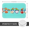 thumbnail image 2 of Sikiie Happy Pride Gnome Print Flannel Anti-slip Floor Mat 16x24in, Thickened Dustproof Entrance Door Mat Floor Mat for Kitchen, Bathroom, Laundry Room, 2 of 7