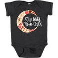 thumbnail image 3 of Inktastic Baby Stay Wild Moon Child Crescent Moon with Flowers Girls Baby Bodysuit, 3 of 5