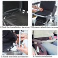 thumbnail image 4 of Ceinture de seguridad universal retráctil regulable en 2 puntos para bloqueo de automóviles, 4 of 5