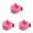 Pink-3pc, variant on 3 Pcs Universal Pet Food and Water Cups, Feeder Bowls for Parrots Birds Hamsters Guinea Pigs Rabbits Small Pets, Easy-Clean Durable Pet Supplies