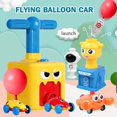 thumbnail image 2 of Power Balloon Car Toy Montessori Educational Toys Science Experiment Toy Balloons Cars Toys Balloons Cars for Children Gifts heqiyong LED, 2 of 2
