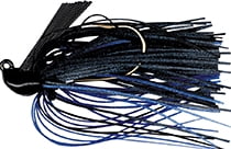 Arkie Lures Rattle Band Jig - #27 Black/Blue, 1/2 Oz, 10-Pack With Rattles And Bands For Fishing Lures - View #7