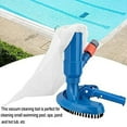 thumbnail image 2 of ALING Swimming Pool Cleaning Tool-Pool Brush-Professional Pond Jet Vacuum Brush Pool Brush Skimmer Cleaner Spa Tool Fast Cleaning Debris Pickup Removal Pond Bag-Handheld, 2 of 8