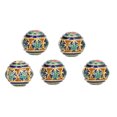 thumbnail image 3 of 5 uds. De cuentas redondas huecas multicolores, joyería, collar, pulsera, accesorio para manualidades DIY, 3 of 5