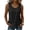 Army Green, variant on Womens Gingham Check Tanks Tops Round Neck Sleeveless All-Over Smocked Bodice Peplum Hem Casual Blouses Cow Pattern M