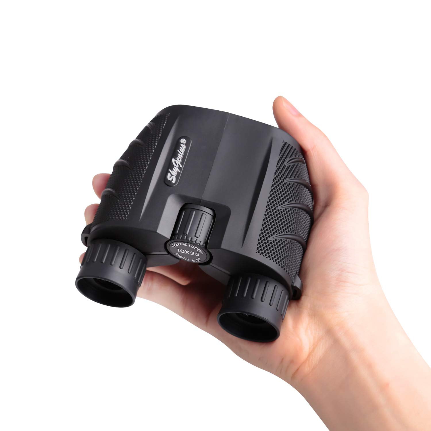 SkyGenius 10x25 Binoculars BAK4 Roof Prism for Adults Kids Bird Watching Travel Camping