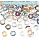 thumbnail image 3 of 84 colgantes circulares de 14 colores con agujero grande, cuentas de vidrio de 8 mm para pendientes, collares, pulseras, decoración de uñas y creación de joyas., 3 of 5