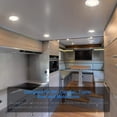 thumbnail image 4 of Disk Light, 3W 12VDC White 4000K Flicker Free Ceiling Dome Light Stable Input Voltage Long Service Life Flush Mounted  For RVs, 4 of 8