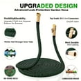 thumbnail image 2 of Expandable Garden Hose 25ft Expanding Flexible Water Garden Hoses for Outdoor with 8 Setting-Spray Nozzle(Black Green), 2 of 8