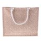thumbnail image 3 of Bolso de Compras de Yute de Arpillera Impereable Bolso de Totalizador de Regalos Decoración de Banquete de Boda DIY Macarena Bolso de las mujeres, 3 of 8