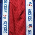 thumbnail image 3 of Men's Fanatics Royal/Red Philadelphia 76ers Big & Tall Tape Mesh Shorts, 3 of 3