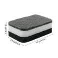 thumbnail image 2 of Individually Wrapped Sponges Kitchen Cleaning Sponges Bulk, Dishwashing Sponges Scouring Pad, Odor-Free Loofah Dish Sponge Scrubber for Washing Dishes for Kitchen Household Cleaning 24 Pack (Black), 2 of 7